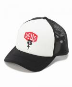  Boné DEUS Piston Shield 2 Trucker - Preto/Branco 